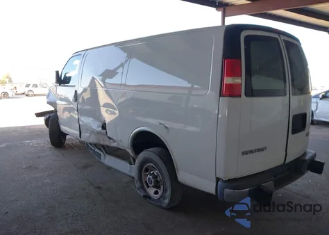 2018 GMC Savana 2500 Work Van z USA, uszkodzony, nr VIN 1GTW7AFG6J1902308